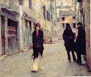 John Singer Sargent Street in Venice oil on canvas